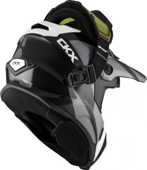 Casca Snowmobil Titan Ori DL Sidehill Ochelari Inclusi Gri-Negru