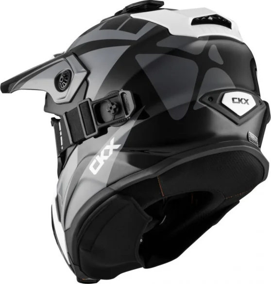Casca Snowmobil Titan Ori DL Sidehill Ochelari Inclusi Gri-Negru