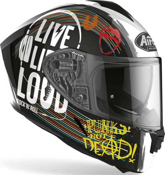 Casca Spark Rock N Roll Black Gloss
