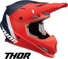 Casca MotoCross Sector Chev Red Navy