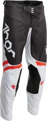 Pantaloni Enduro Pulse Cube Light Gray Red Orange