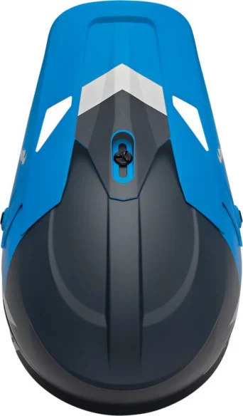 Casca MotoCross Sector Chev Blue Light Gray