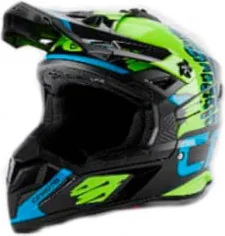 Casca Off Road ATV Negru-Galben Fluo