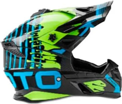 Casca Off Road ATV Negru-Galben Fluo