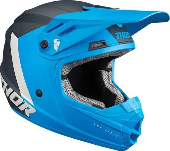 Casca Enduro Copii Sector Chev Blue Light Gray