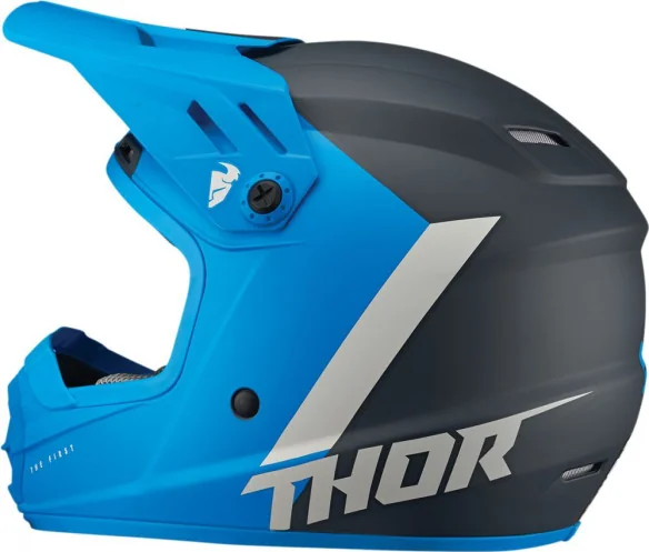 Casca Enduro Copii Sector Chev Blue Light Gray