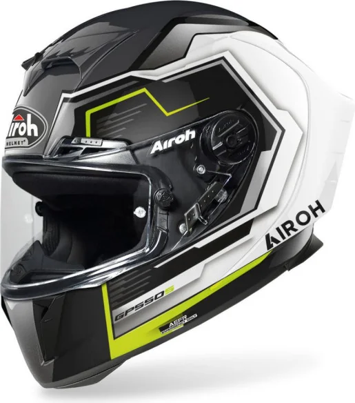 Casca ATV Gp 550 S Rush White Yellow Gloss