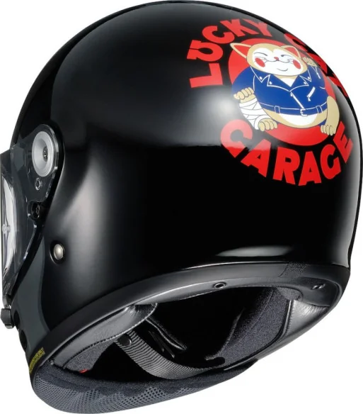 Casca Moto Full-Face Glamster Lucky Cat Garage TC-5