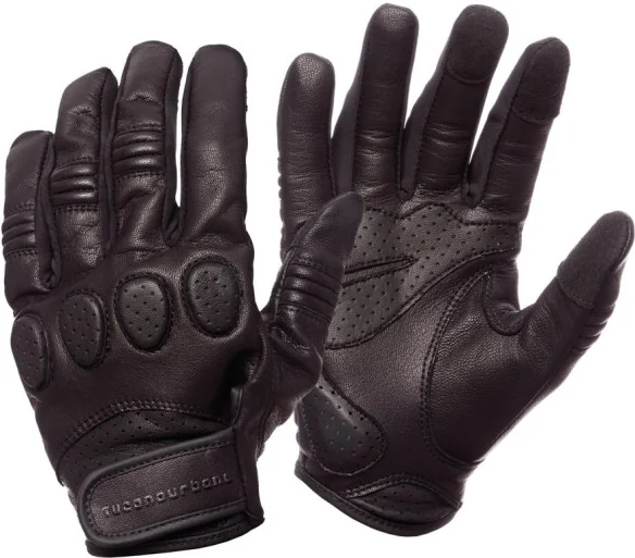Manusi Moto Piele GIG D3O Black