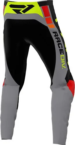 Combo Moto MX Tricou Pantaloni Clutch Pro Grey Black Hi Vis Nuke Red