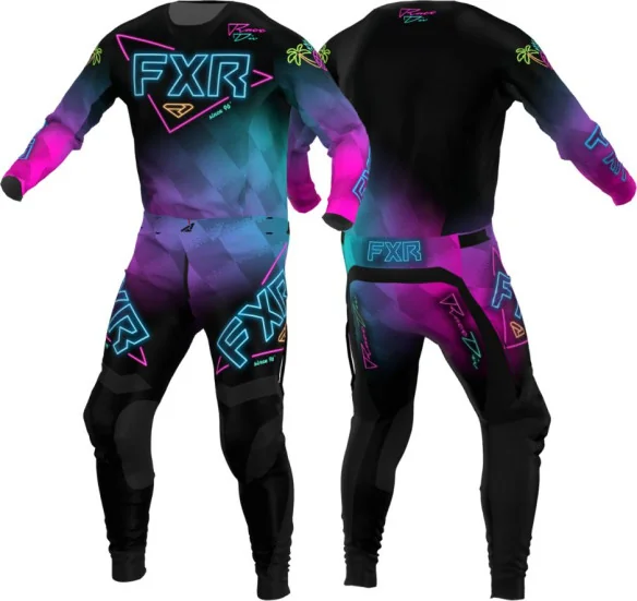 Combo Moto MX Tricou Pantaloni Podium Vice