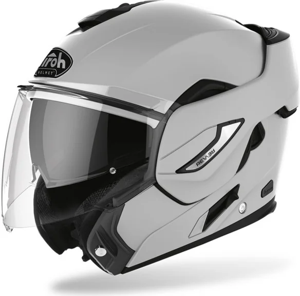 Casca Moto Flip-up Rev19 Concrete Harmaa Matt