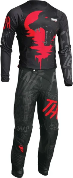 Pantaloni Enduro Pulse Counting Sheep Black Red