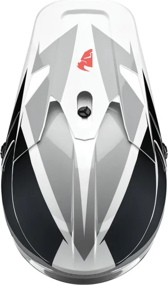 Casca MotoCross Sector Fader Negru Lucios Alb
