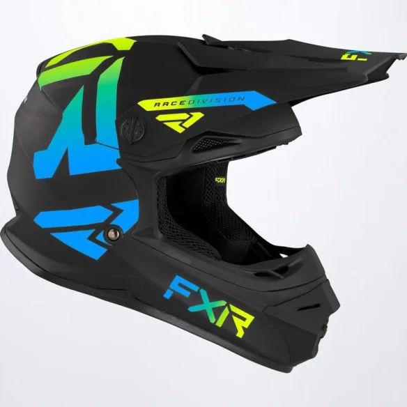 Casca Moto Enduro Copii Legion Black Blue Hi Vis