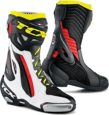 Cizme racing RT-RACE PRO AIR White Red Yellow Fluo