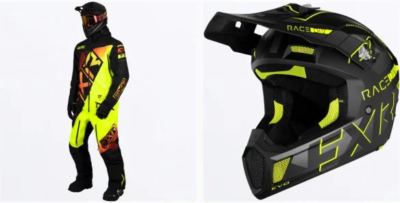 Combo FXR Combinezon Men CX Lite FXR Casca Clutch Evo