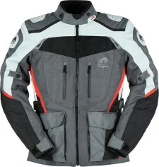 Geaca Moto Textila Apalaches Vented 2 In 1 Black Grey Red 2022X