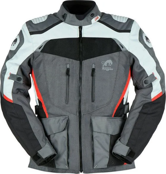 Geaca Moto Textila Apalaches Vented 2 In 1 Black Grey Red 2022X
