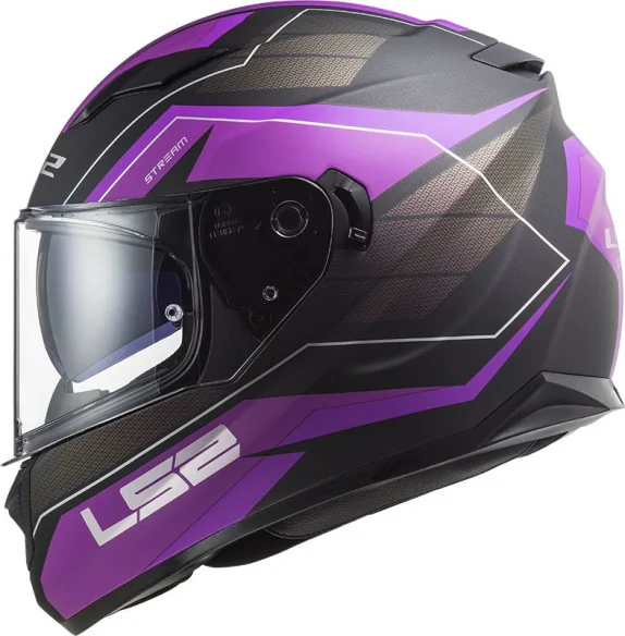Casca Moto Full-Face Dama FF320 Stream Evo Mercury Titanium Purple