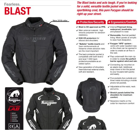 Geaca Textile Impermeabila Blast 18