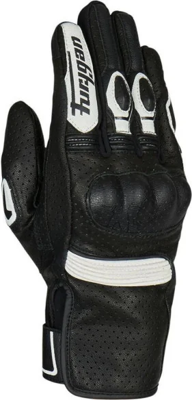 Manusi Moto Piele Summer Race 4543-143 TD Roadster Black White