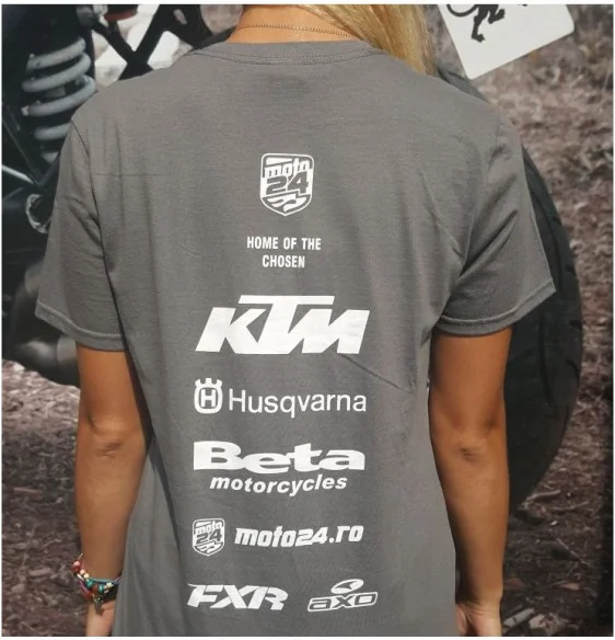 Tricou Personalizat Rider Moto24 Gri
