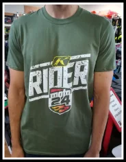 Tricou Rider Military Green
