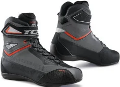 Ghete Moto RUSH 2 AIR Black Grey Red