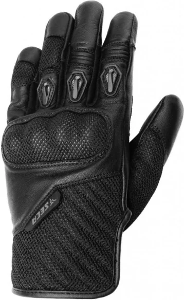 Manusi Moto Strada Textile Piele Axis Mesh Black