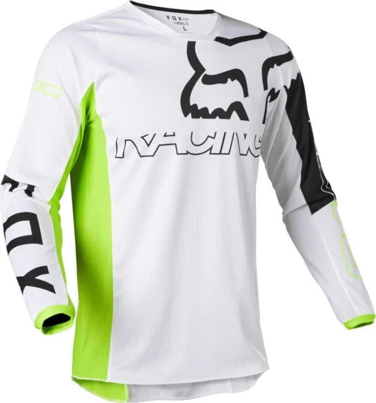 Tricou Enduro 180 Skew White Fluo Yellow 2022