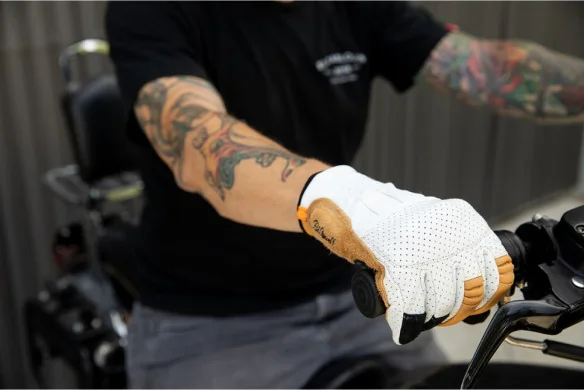 Manusi Piele Glove Borrego Cement