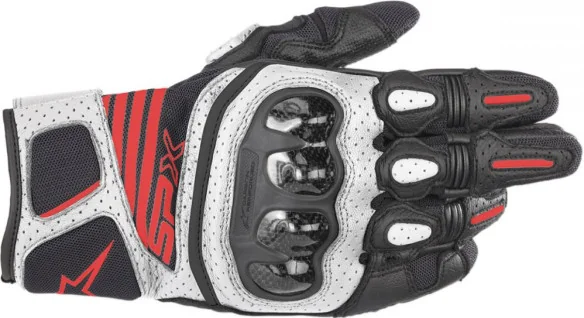 Manusi Piele SP X Air Carbon V2 Black White Red 2020