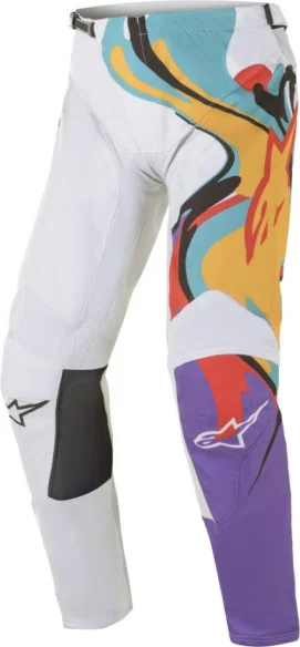 Pantaloni Enduro Racer Flagship Multicolor Alb 2021