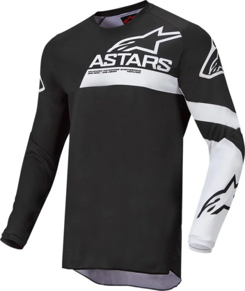 Tricou Enduro Copii Racer Chaser Blk Wht 2022