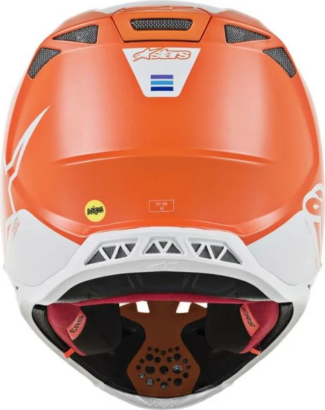 Casca Moto Enduro Supertech M8 Contact Orange Gray S9