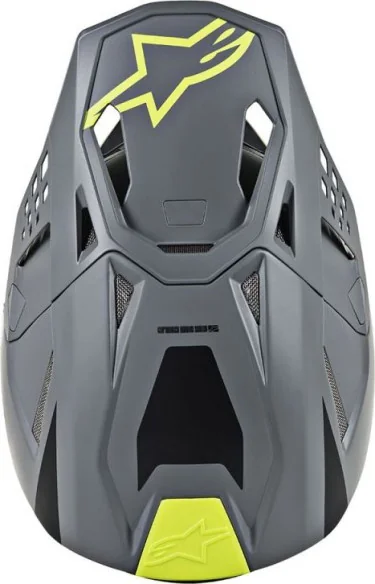 Casca Moto Enduro Supertech M8 Radium Black Matt Yellow S9