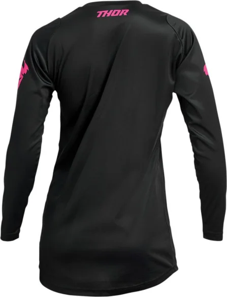 Combo Tricou Pantaloni Dama Sector Minimal Black Pink Manusi Sector Pink