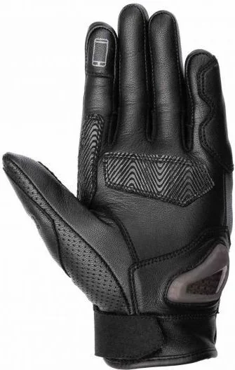 Manusi Moto Strada Textile Piele Summer Short Black 2021