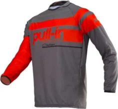 Tricou Enduro Challenger Charcoal Orange