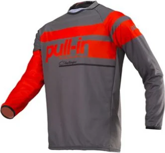 Tricou Enduro Challenger Charcoal Orange