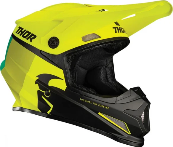 Casca MX Sector Racer Multicolor Galben 2020