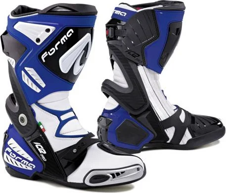 Cizme Moto Strada Ice Pro Flow Blue White