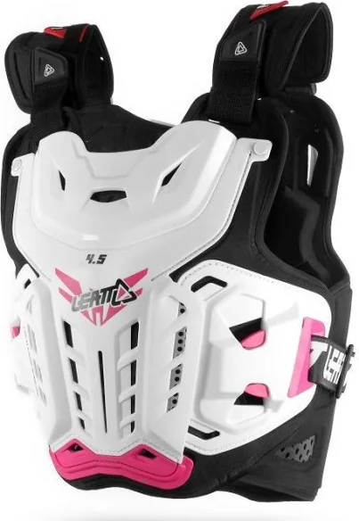 Protectie Moto MX Piept Dama 4.5 Jaki White Pink 2020