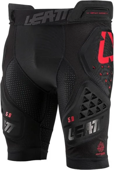 Pantaloni Protectie Impact 3DF 5.0 Black Red Short 2021