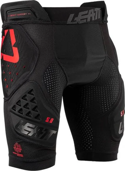 Pantaloni Protectie Impact 3DF 5.0 Black Red Short 2021