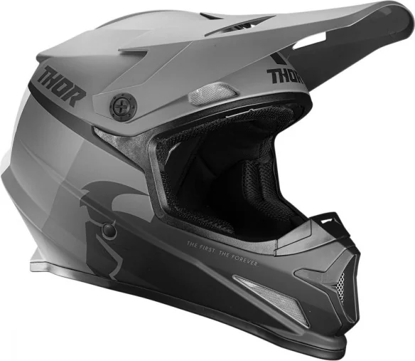 Casca MX Sector Racer Negru Mat Gri 2020