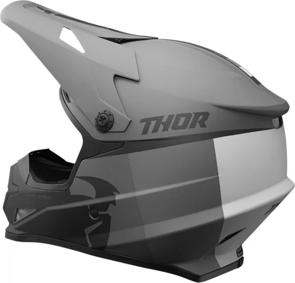 Casca MX Sector Racer Negru Mat Gri 2020