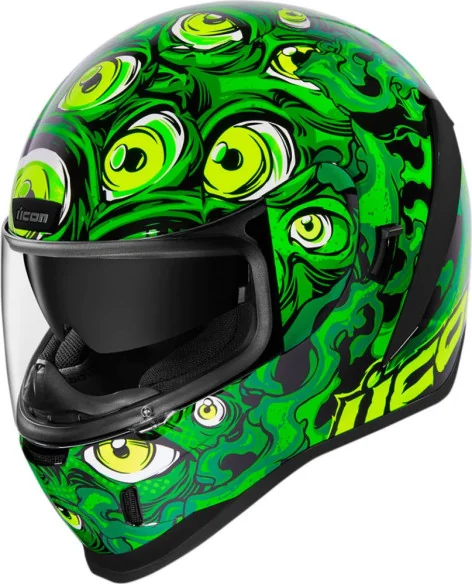 Casca Moto Full-Face Airform Illuminat Green 2021