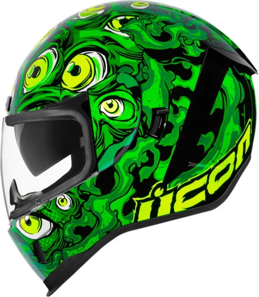Casca Moto Full-Face Airform Illuminat Green 2021